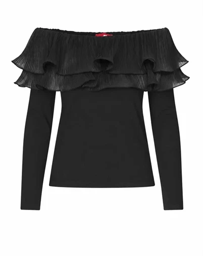 Cras Cph - Flouncecras Bluse - Black